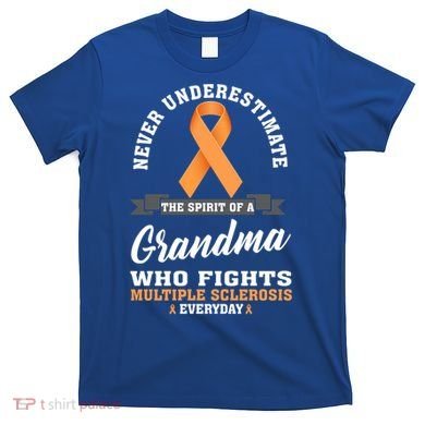 Grandma Fights Multiple Sclerosis Ms Warrior Gift T-Shirt