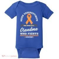 Grandma Fights Multiple Sclerosis Ms Warrior Gift Baby Bodysuit thumb 0