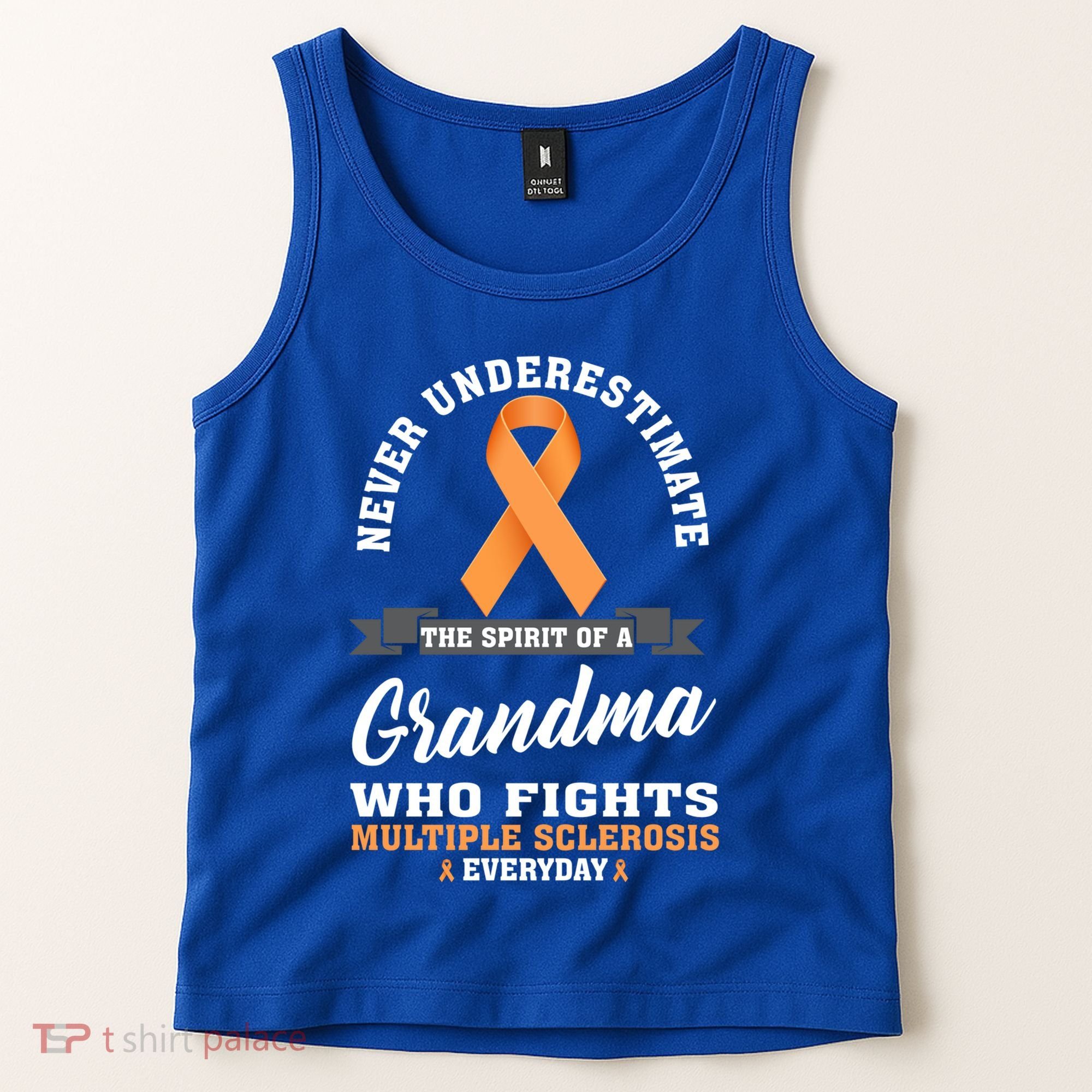 Grandma Fights Multiple Sclerosis Ms Warrior Gift Tank Top