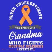 Grandma Fights Multiple Sclerosis Ms Warrior Gift Tank Top thumb 6