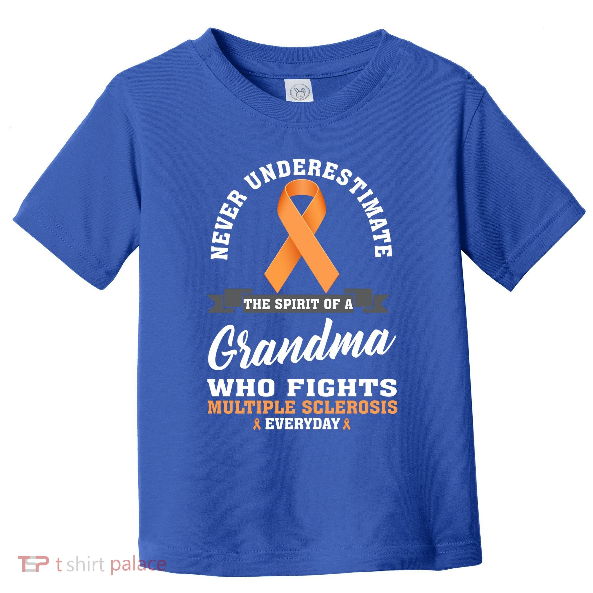Grandma Fights Multiple Sclerosis Ms Warrior Gift Toddler T-Shirt