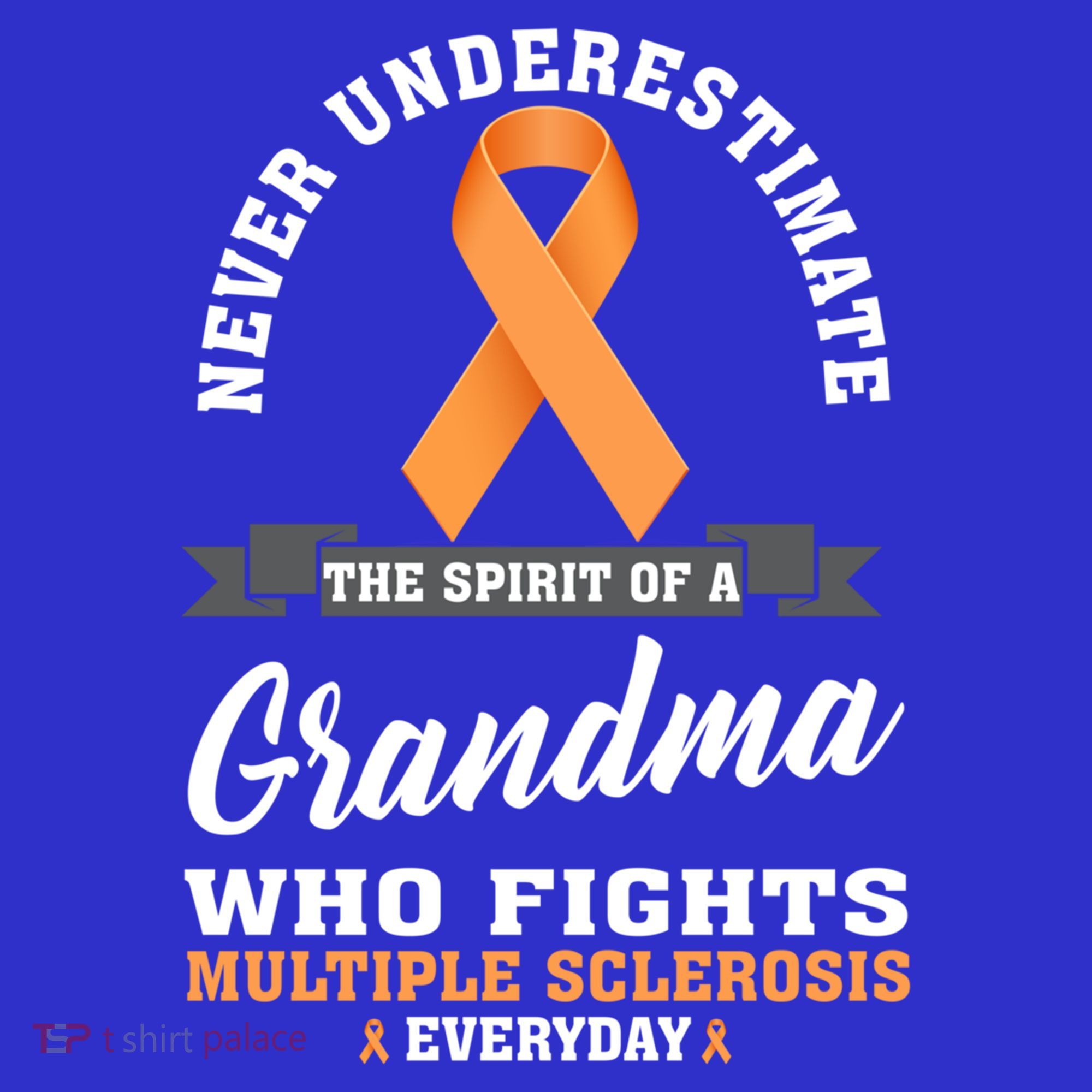 Grandma Fights Multiple Sclerosis Ms Warrior Gift Toddler T-Shirt