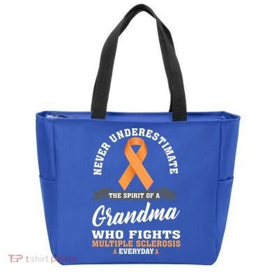 Grandma Fights Multiple Sclerosis Ms Warrior Gift Tote Bag
