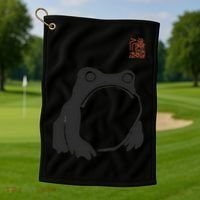 Grumpy Frog Matsumoto Hoji Golf Towel thumb 1