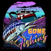 Gone Fishing Marlin Boat Coffee Mug thumb 5