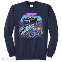 Gone Fishing Marlin Boat Sweatshirt thumb 0