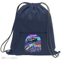 Gone Fishing Marlin Boat Sweatshirt Cinch Pack Bag thumb 0