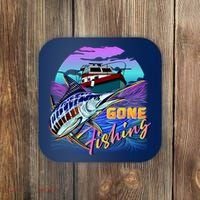 Gone Fishing Marlin Boat Coaster thumb 0