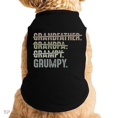 Grumpy For Men Grandfather Grandpa Grampy Grumpy Doggie Tank