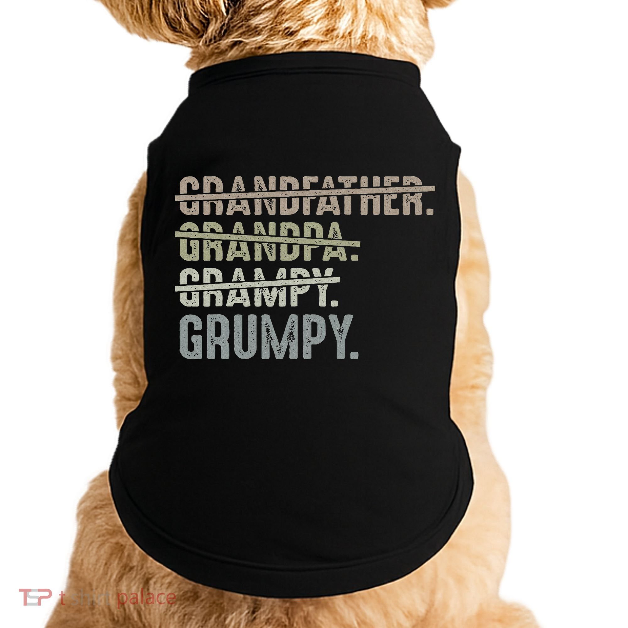 Grumpy For Men Grandfather Grandpa Grampy Grumpy Doggie Tank