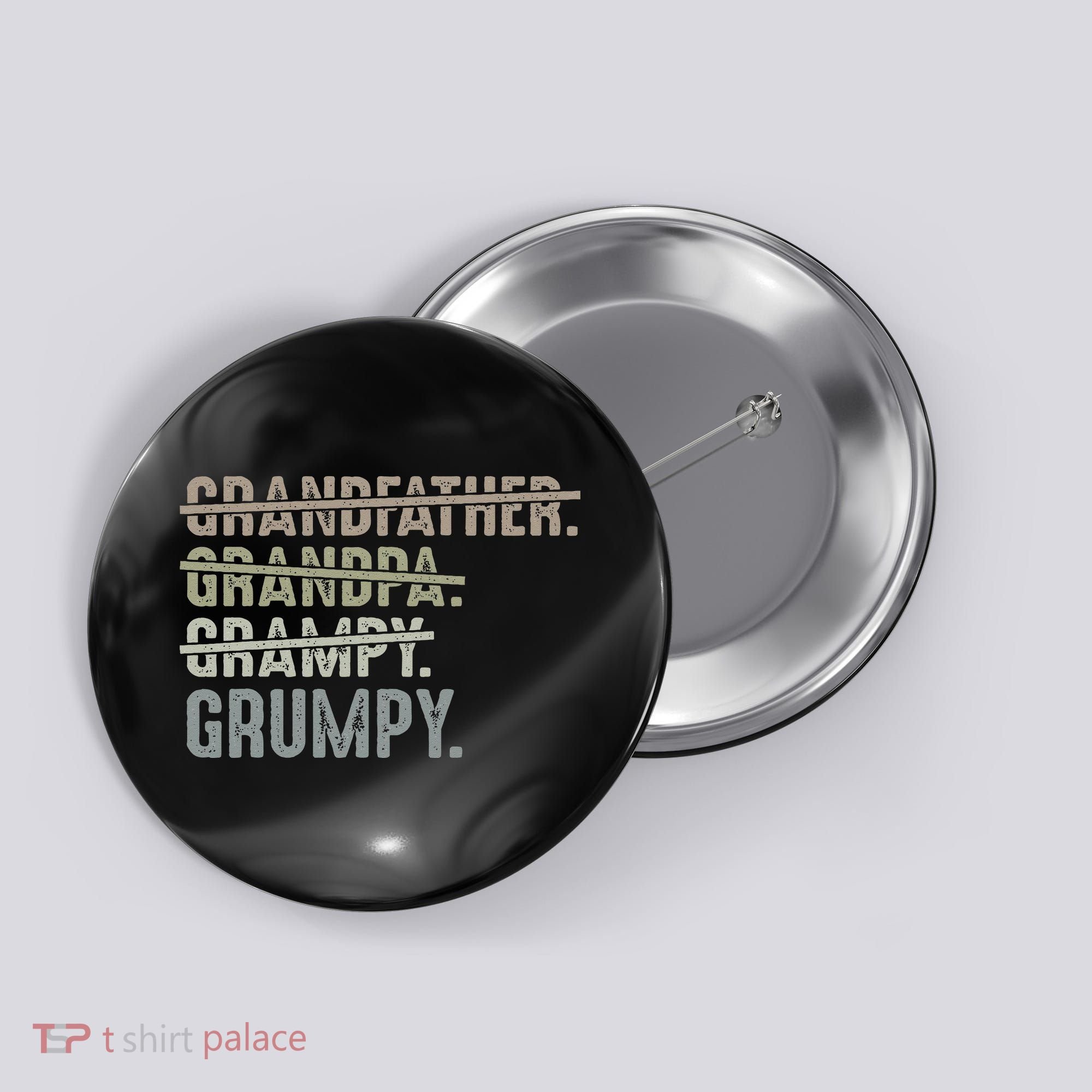 Grumpy For Men Grandfather Grandpa Grampy Grumpy Button