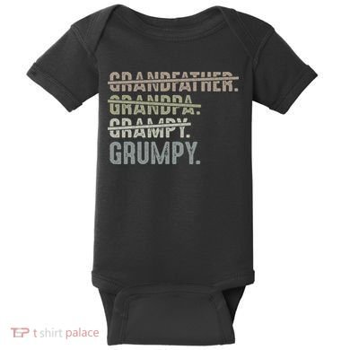 Grumpy For Men Grandfather Grandpa Grampy Grumpy Baby Bodysuit