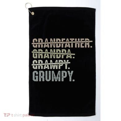 Grumpy For Men Grandfather Grandpa Grampy Grumpy Golf Towel