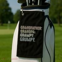 Grumpy For Men Grandfather Grandpa Grampy Grumpy Golf Towel thumb 2