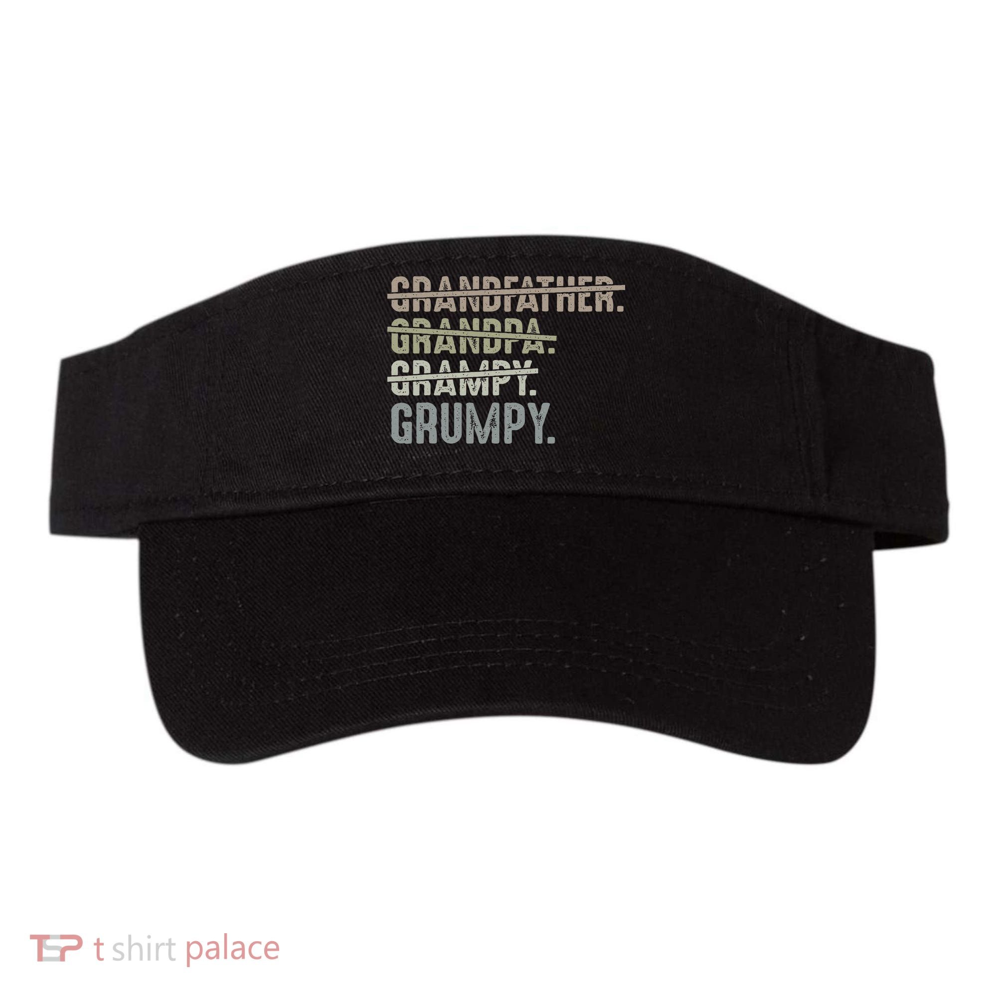 Grumpy For Men Grandfather Grandpa Grampy Grumpy Visor