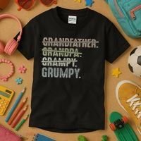 Grumpy For Men Grandfather Grandpa Grampy Grumpy Kids T-Shirt thumb 3