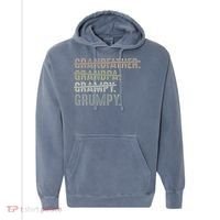 Grumpy For Men Grandfather Grandpa Grampy Grumpy Comfort Colors Garment-Dyed Hooded Sweatshirt thumb 0