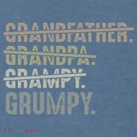 Grumpy For Men Grandfather Grandpa Grampy Grumpy Comfort Colors Garment-Dyed Hooded Sweatshirt thumb 2