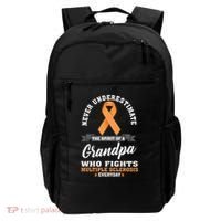 Grandpa Fights Multiple Sclerosis Ms Warrior Gift Backpack thumb 0
