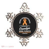 Grandpa Fights Multiple Sclerosis Ms Warrior Gift Ornament thumb 0