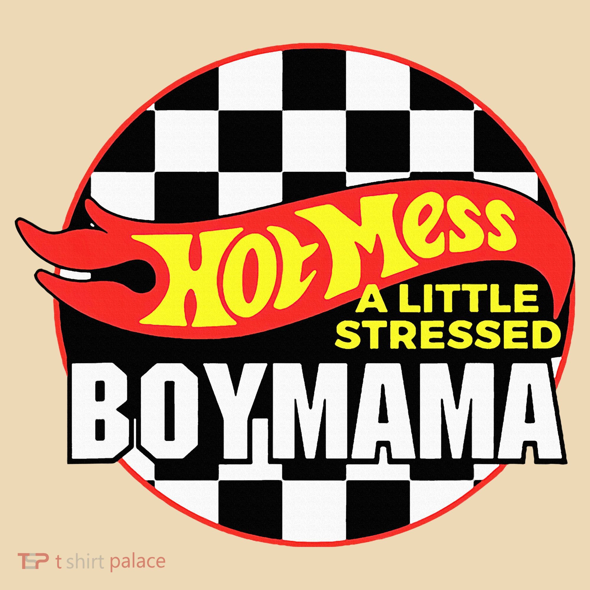 Gifts For Mom Hot Mess A Little Stressed Boy Mama Tote Bag