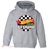 Gifts For Mom Hot Mess A Little Stressed Boy Mama Toddler Hoodie thumb 0