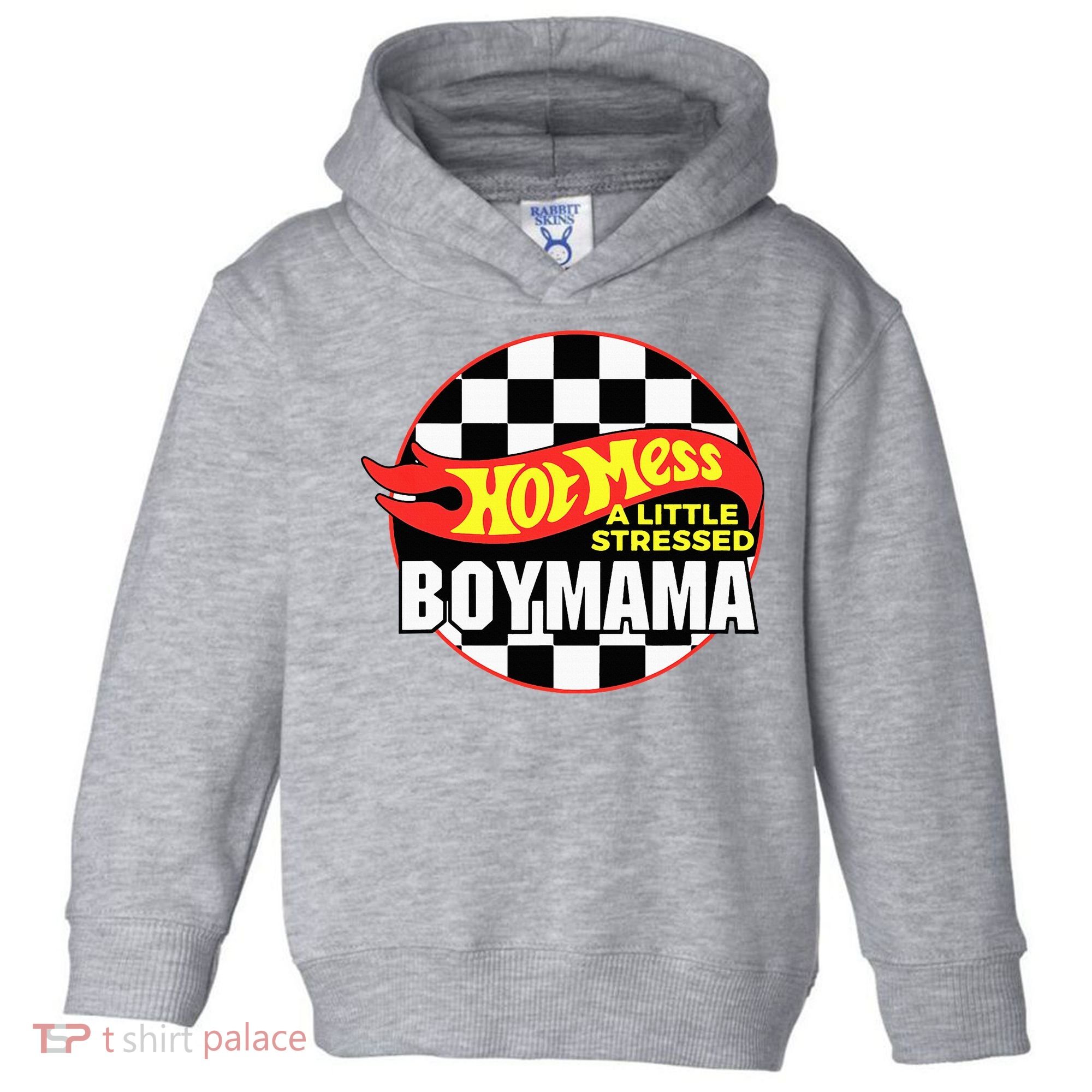 Gifts For Mom Hot Mess A Little Stressed Boy Mama Toddler Hoodie