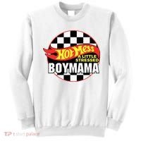 Gifts For Mom Hot Mess A Little Stressed Boy Mama Sweatshirt thumb 0