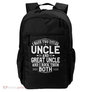 Gift for New Great Uncle - Uncles Great Uncle Backpack