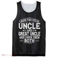 Gift for New Great Uncle - Uncles Great Uncle Mesh Reversible Basketball Jersey Tank thumb 0