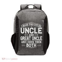 Gift for New Great Uncle - Uncles Great Uncle Vector Backpack thumb 0