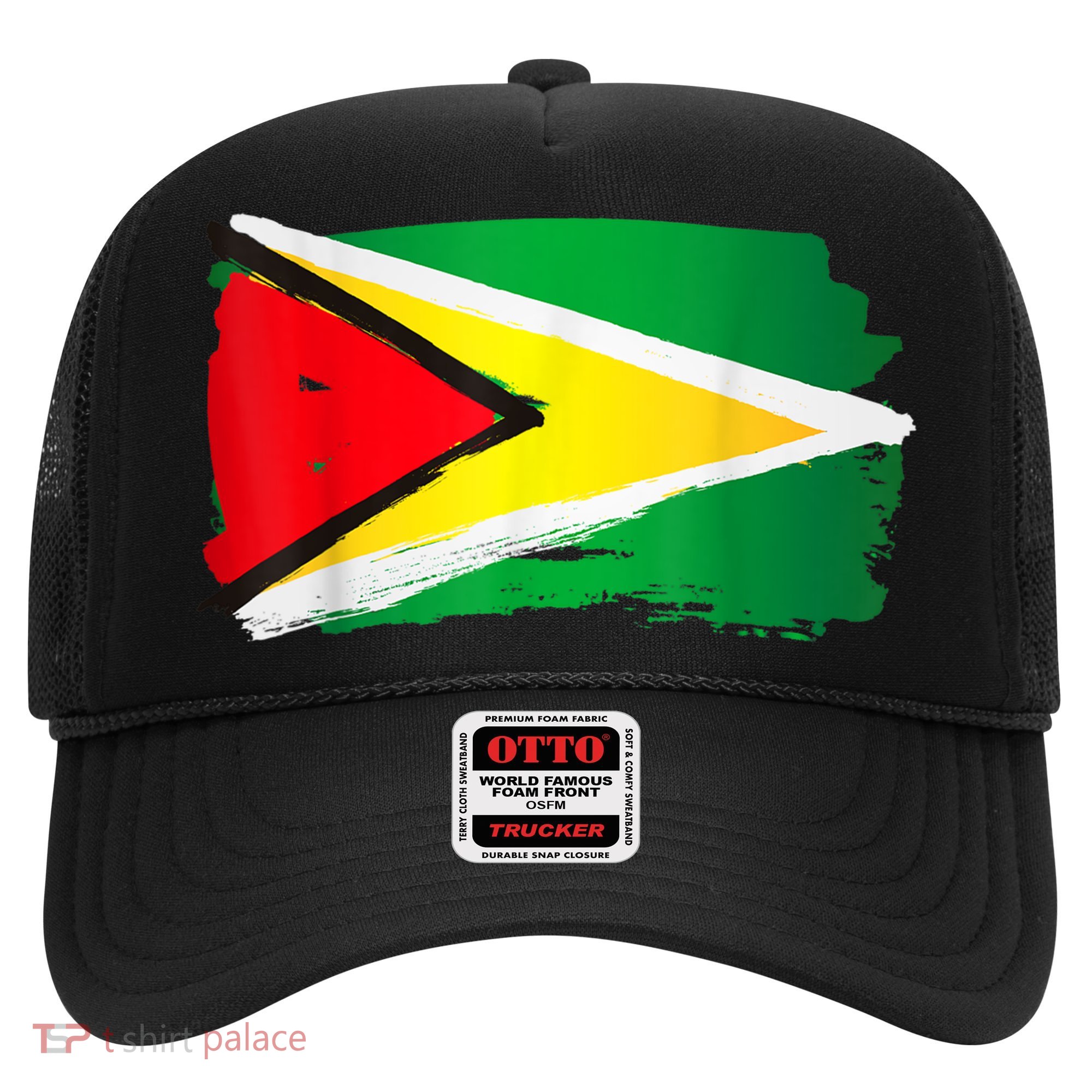 Guyana Flag Paint Style Hat