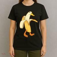 Goose Funny Pictures Goose My Humor Goose Banana Goose T-Shirt thumb 4