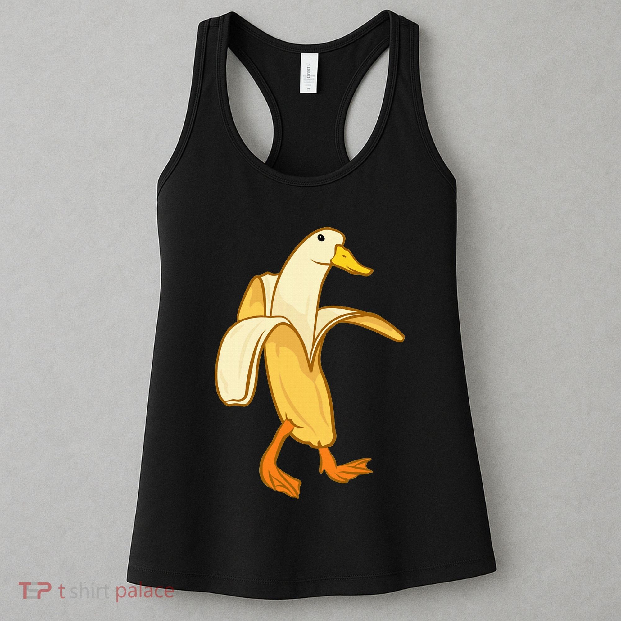 Goose Funny Pictures Goose My Humor Goose Banana Goose Women's Tank Top
