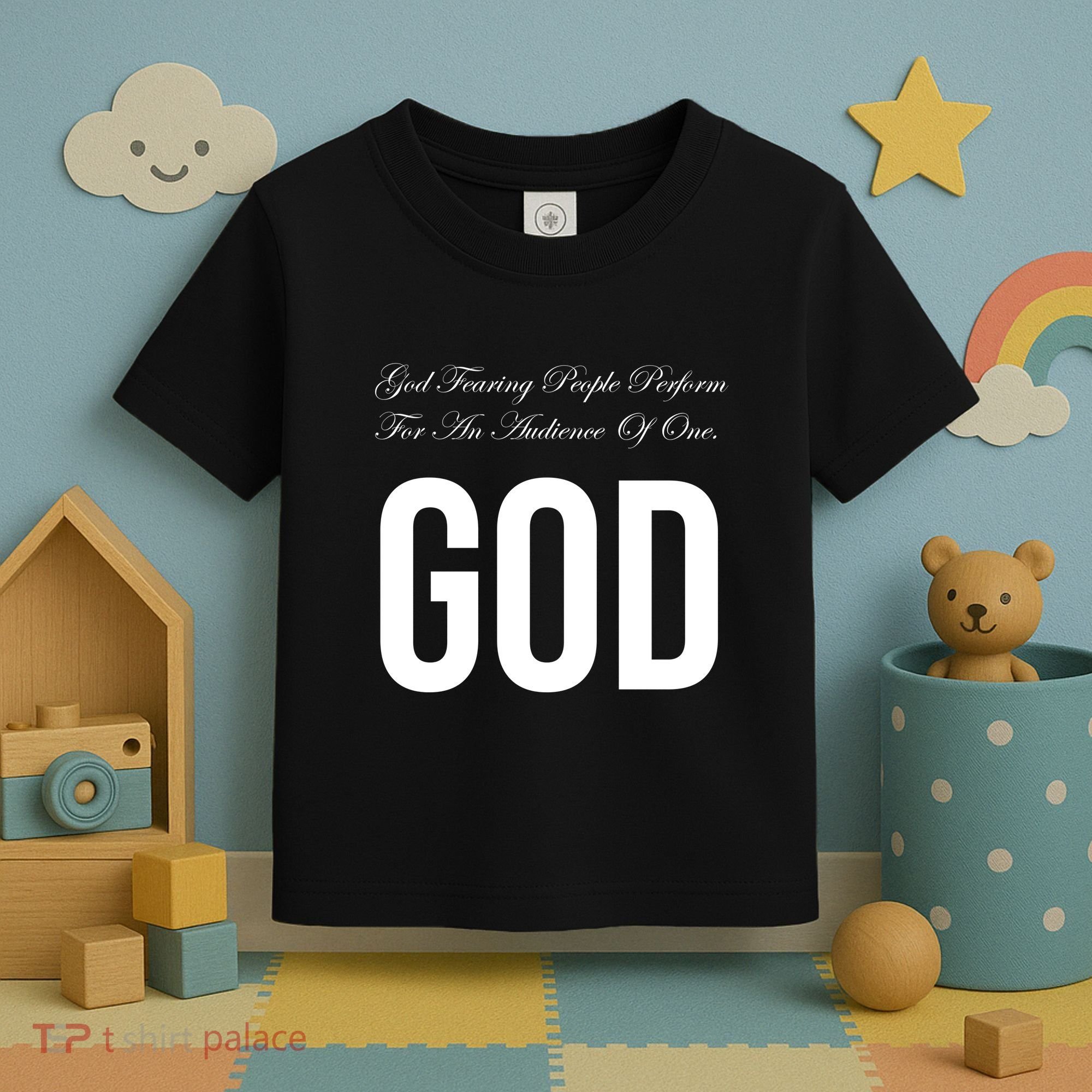 God Fearing People Perform For An Audience Of One God Toddler T-Shirt