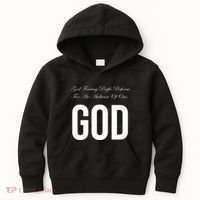 God Fearing People Perform For An Audience Of One God Kids Hoodie thumb 0
