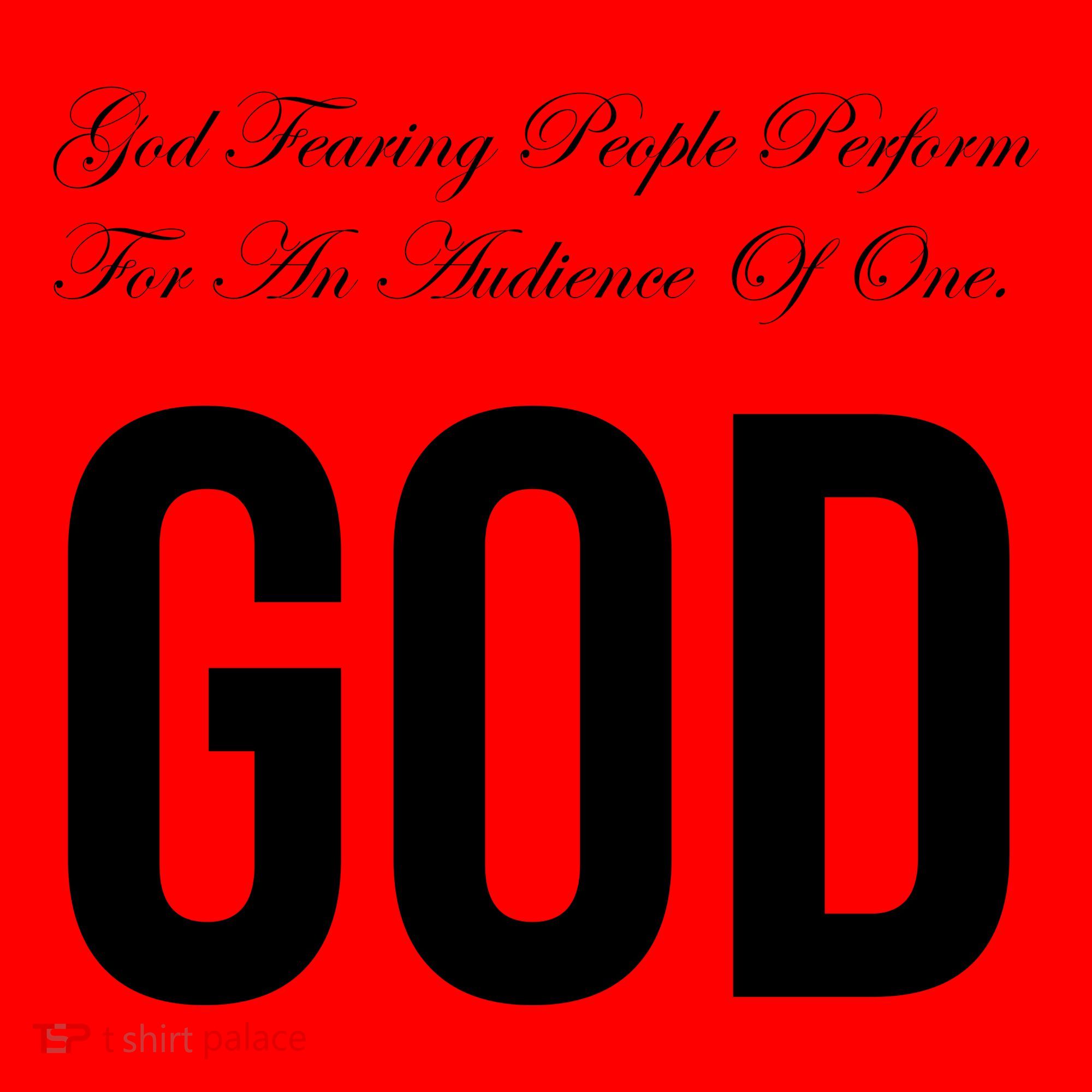 God Fearing People Perform For An Audience Of One God Santa Hat