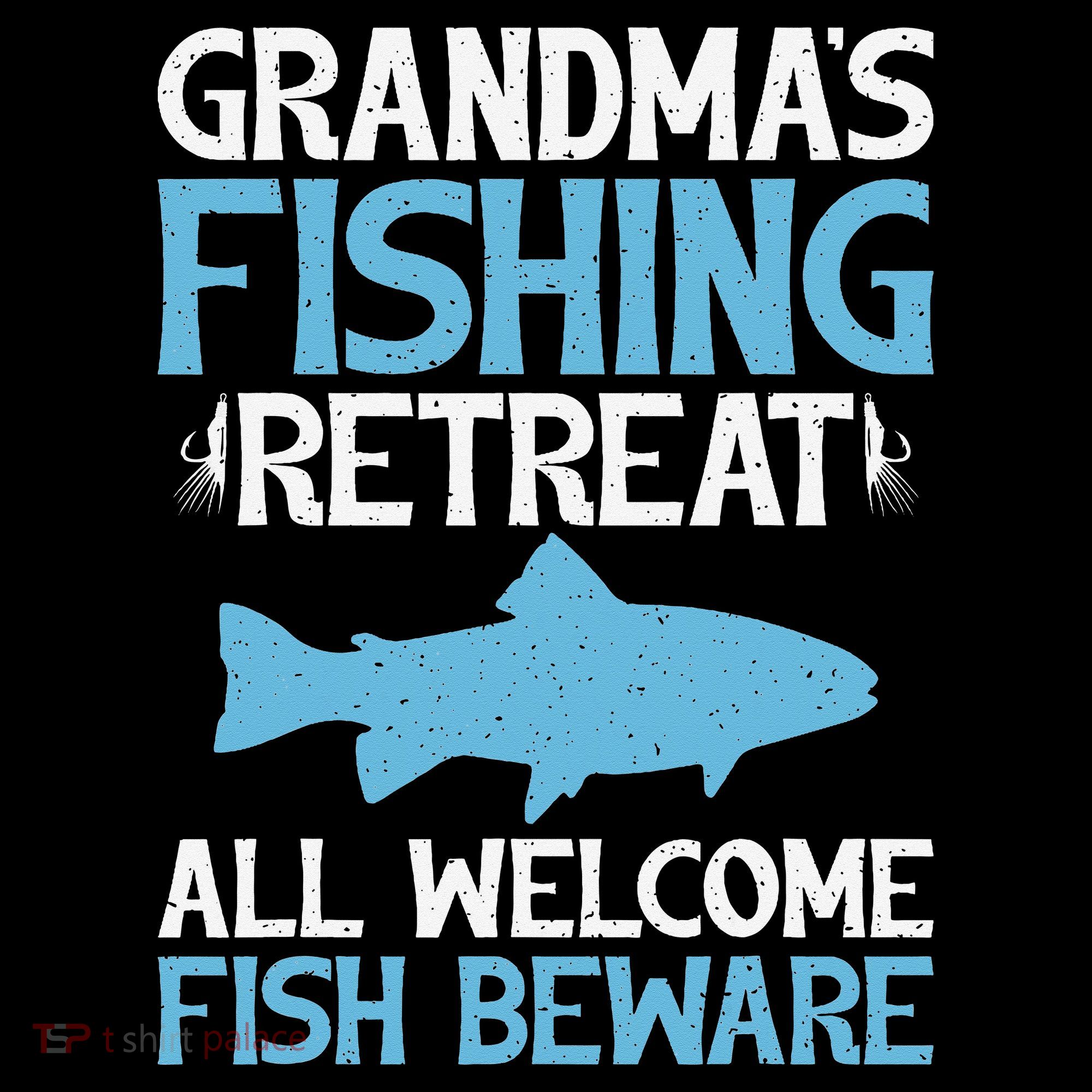 Grandmas Fishing Retreat All Welcome Fish Beware Grandma Coffee Mug