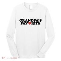 Grandpas Favorite Red Heart Cute Gift Long Sleeve Shirt thumb 0