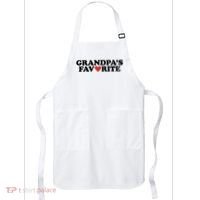 Grandpas Favorite Red Heart Cute Gift Apron thumb 0