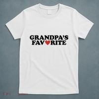 Grandpas Favorite Red Heart Cute Gift T-Shirt thumb 5