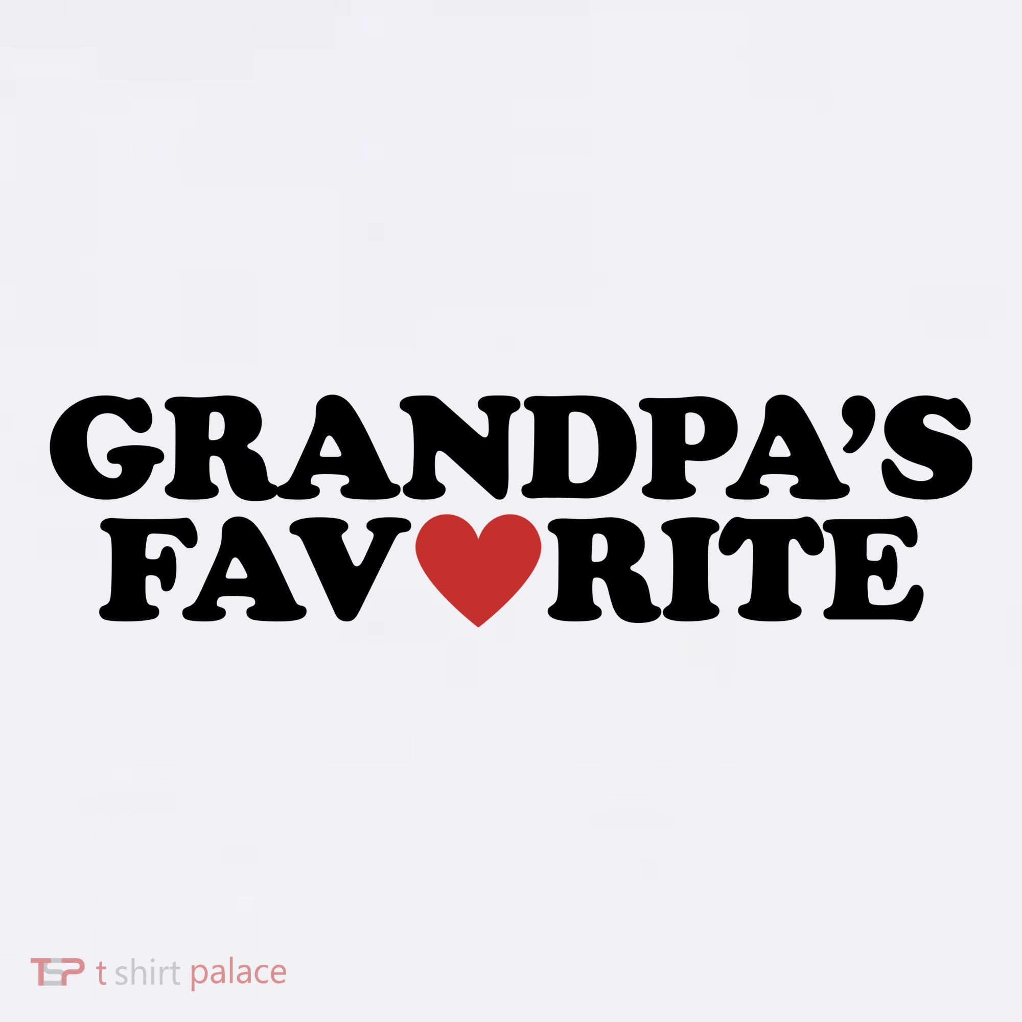 Grandpas Favorite Red Heart Cute Gift Women's Tank Top