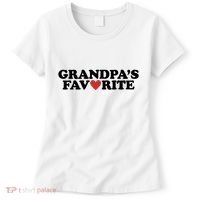 Grandpas Favorite Red Heart Cute Gift Women's T-Shirt thumb 0