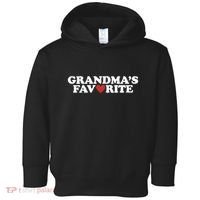 Grandmas Favorite Red Heart Cute Gift Toddler Hoodie thumb 0