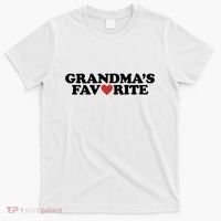 Grandmas Favorite Red Heart Cute Gift T-Shirt thumb 0