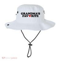 Grandmas Favorite Red Heart Cute Gift Bucket Hat thumb 0