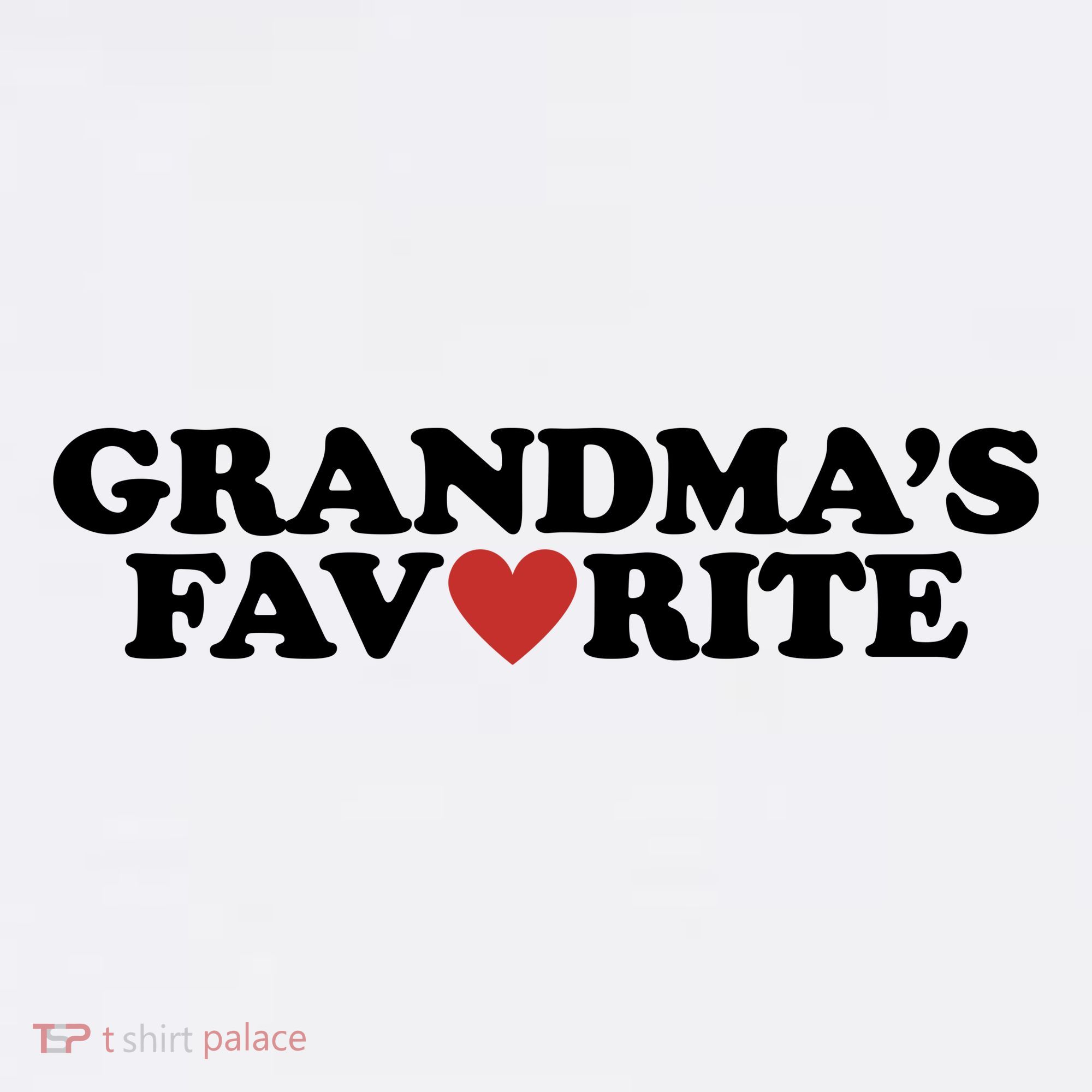 Grandmas Favorite Red Heart Cute Gift Women's Hoodie