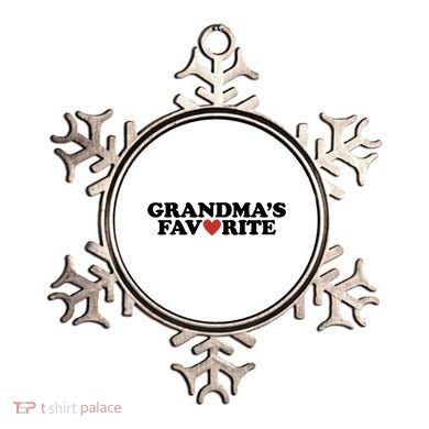 Grandmas Favorite Red Heart Cute Gift Ornament