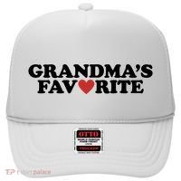 Grandmas Favorite Red Heart Cute Gift Hat thumb 0