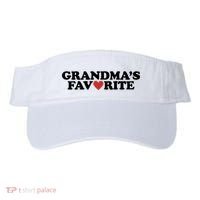 Grandmas Favorite Red Heart Cute Gift Visor thumb 0